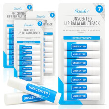 SOL 28pk Unscented Lip Balm Multipack Moisturiser & Hydrating Lipbalm Repair for Dry, Chapped Lips With Vitamin E - Long