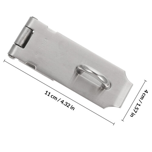 1 Set Safety Packlock Clasp Latch Stainless Steel For 1
