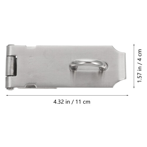 1 Set Safety Packlock Clasp Latch Stainless Steel For 2