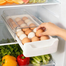 (18Grid) 32/18-piece Eggs Storage Drawer Box , a Recommended Item for Kitchen or Refrigerator Storage Stackable Egg Holder Organizer