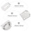 1 Set Safety Packlock Clasp Latch Stainless Steel For 8