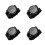 4Pcs Black Silicone Student Watches Lightweight Adjustable Wrist Gift 8