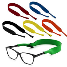 SOL 6pk Sports Glasses Straps, Neoprene Neck Lanyard for Sunglasses and Eyewear Accessories, Secure Cord for Men and Women Ideal for Active Sports
