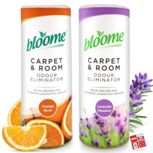 SOL 2pk Carpet & Room Odour Eliminator, Pet-Friendly Carpet Freshener Powder with Long-Lasting Lavender and Orange Scents, Deodoriser for Fresh