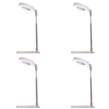 4X Luz de Cultivo, Luz LED de Espectro para Plantas de Interior, Luz de Cultivo de Altura Ajustable para el Crecimiento de Flores y Plantas Bonsái