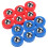 12Pièces Billes Roulantes Accessoires Multicolores -Foot 6