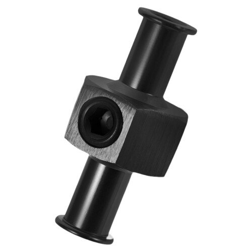 2Pièces Adaptateurs Manomètre Aluminium Noir Accessoire Précis 1