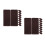20Pcs Coffee Canvas Belt Loops Replacement Strap Clips for Backpacks 4