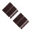 20Pcs Coffee Canvas Belt Loops Replacement Strap Clips for Backpacks 7