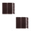 20Pcs Coffee Canvas Belt Loops Replacement Strap Clips for Backpacks 8