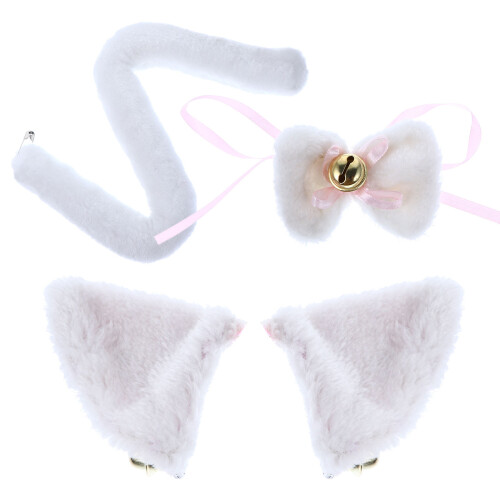 3Ensembles Accessoires Costume Chat Oreilles Queue Clip 1