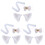 3Ensembles Accessoires Costume Chat Oreilles Queue Clip 3