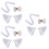 3Ensembles Accessoires Costume Chat Oreilles Queue Clip 7