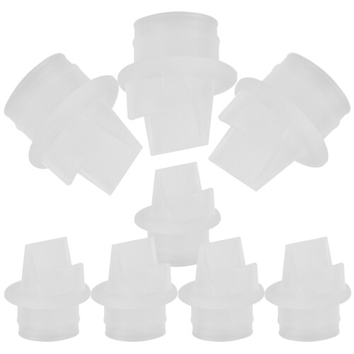 24Pièces Accessoires Tire-Lait Valve Silicone Blanche Pour Usage Bébé 2