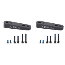 2X Vlakke Schijfrembevestigingsadapter voor 140 160 mm Racefiets Mountainbike Achterschijfremklauwbevestigingsadapter Achter
