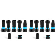2X Quick Click Expanded Power Tool Adapter Set for Dust Collection,Most Woodworking Power Tools,Sanders,and Shop Vacuums