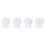 4Pièces Blouses Coton Blanches Enfants Uniformes Cosplay 4