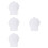 4Pièces Blouses Coton Blanches Enfants Uniformes Cosplay 7