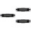 3Pcs Car Clock Thermometer Digital Clip for Vent Black Backlight 7