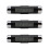 3Pcs Car Clock Thermometer Digital Clip for Vent Black Backlight 9