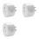3X TUYA 20A  Plug Zigbee Socket with Power Monitor Timing Function Voice Control Works US Plug 2