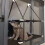 Double Tier Cat Window Hammock Sturdy Frame Breathable Material Easy Installation Removable Cushion Foldable Design for Large Cats and Multiple Pets 6