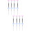 16Pièces Outils Beauté Brosse Éventail Pour 7