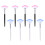 16Pièces Outils Beauté Brosse Éventail Pour 9