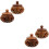 4St Car Diffuser Hout Hanger Geurballen Voor Aromatherapie 5