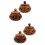 4St Car Diffuser Hout Hanger Geurballen Voor Aromatherapie 6