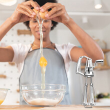 (S) Stainless Steel Hand Crank Egg Beater - 50 Char
