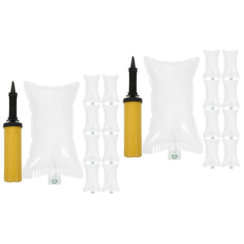 2Sets Draagbare Witte Opblaasbare Beschermkussens Voor Transport 2