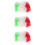 3St Voetbalfans Pruik Multi Polyester Voor Cosplay En Supporters 7