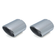 2X for RAV4 2020 2021 2022 2023 WILDLAND Tail Throat Exhaust Tip Muffler Exhaust Pipe Nozzle Tip Car Accessories