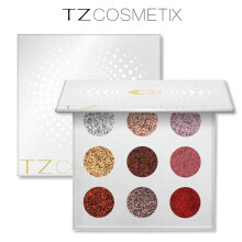 Eyeshadow Palette Waterproof Long Lasting Ultra Blendable Matte Shimmer Glitter Accents Natural Tones, Highly Pigmented Eye Shadow Set for Creativity