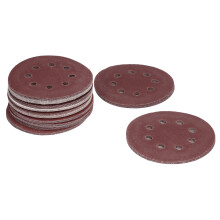 Efficient Dust Extraction Sanding Discs5Inch Hook And Loop Multi Grit Aluminum Oxide Anti Clogging Wide Applications Orbital Sander Tools Accessories