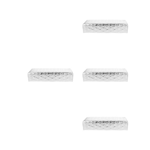 4St Comfortabel Wit Manicure PU Leer Handhouder 1