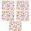 5St Weekplanner Notepad Met Beschermende Metaal Cover En 8