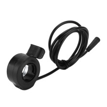 Ebike Thumb Throttle With3Pin Female Plug, Universal Voltage Support Wear Resistant Speed Control Compatible With22Mm Handlebar Left Or Right