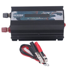 Stroomomvormer 300W met LCD-display, autostroomomvormer, snelladen 12V DC naar 110V AC, hoge conversie-efficiëntie, ingebouwde koelventilator,