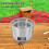 Compacte Rvs Camping Grill Portable Charcoal Bbq 7