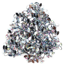 Glue Fix Flatback Crystals For Nail Art Sparkling Rhinestones With Multi-Faceted Design Non Hotfix Glass Stones Suitable For Crafting Wedding Gowns