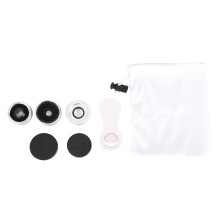 All In One Smartphone Lens System With15X Macro145 Wide Angle And180 Fisheye Lenses Universal Clip On Mount Multi Coated Glass Durable Design