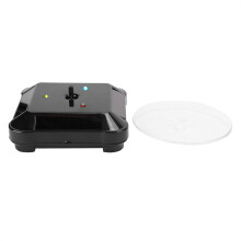 Clockwise Or Counterclockwise Rotation Battery Double Use Motorized Display Led Light For Better Display Rotating Showcase Tray Base Solar Powered