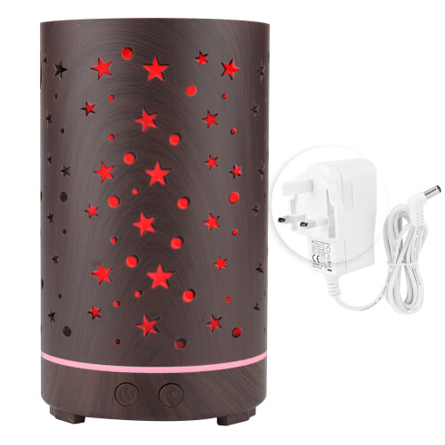 Διαχύτης αιθέριων ελαίων 7Color Lights Cool Mist με αθόρυβη υπερηχητική τεχνολογία,