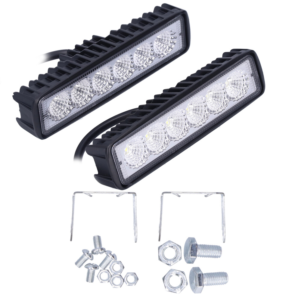 Shockproof Led Work Bar Spot Beam Pattern Waterproof Dustproof Extreme Weather Resistant Heat Dissipation Adjustable Mounting Bracket Universal Light 9159805496554