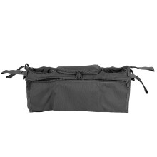 Organizer per passeggino resistente con ampio spazio di archiviazione, divisorio multifunzionale e compatibilità universale con i passeggini.