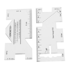 Screen Printing Quilting Ruler Strong And Long Lasting Acrylic T Shirt Ruler For Embroidery Projects With High Accuracy Clear Markings For Light Dark