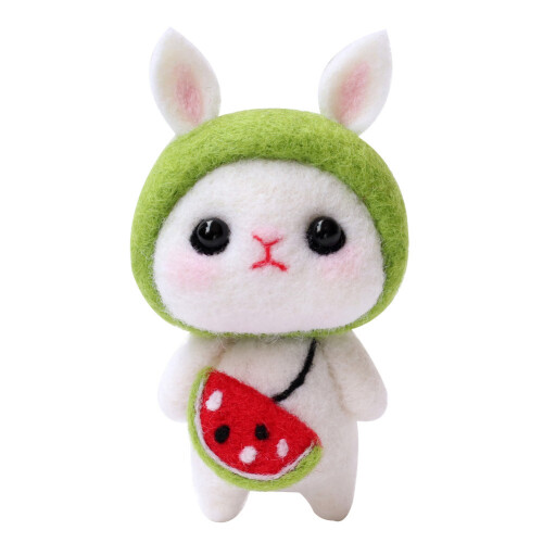 Handmade Material Package Needle Felting Kit For Adults, Includes Basic Needle Felting Tutorial And Felting Mat, High Quality Wool Roving In Assorted