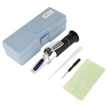 Professional Brix Refractometer with ATC Technology Measuring Specific Gravity for Home Brew Wine Making Agriculture Gardening Educational